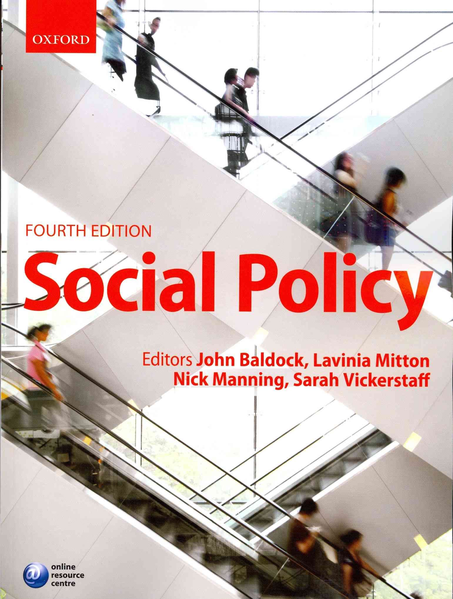 Social Policy 9780199570843 (Paperback)