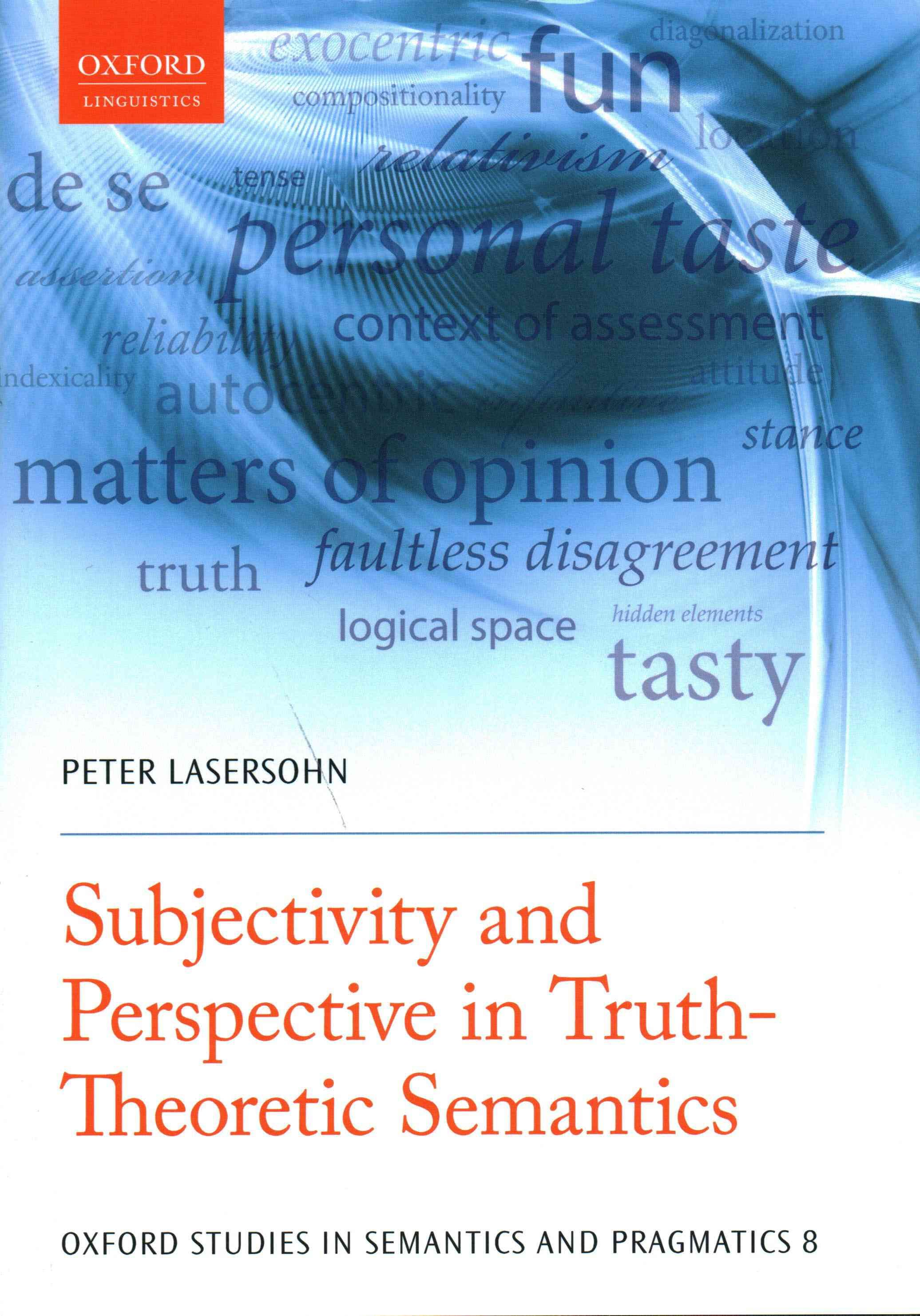 Subjectivity and Perspective in Truth-Theoretic Semantics (Hardback)