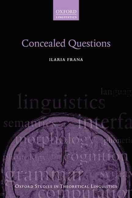 Concealed Questions By Ilaria Frana 9780199670925 (Hardback)