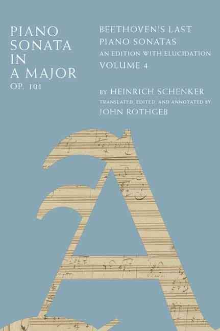 Piano Sonata in A Major, Op. 101 9780199914265 (Hardback)