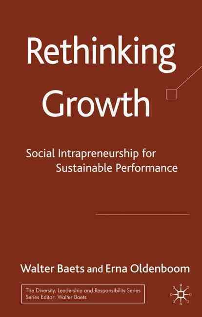 Rethinking Growth By W. R. J. Baets, Erna Oldenboom 9780230201392