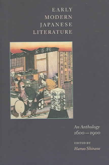 Early Modern Japanese Literature By Haruo Shirane 9780231109918