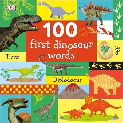 100 First Dinosaur Words By DK 9780241375587 (Board book)