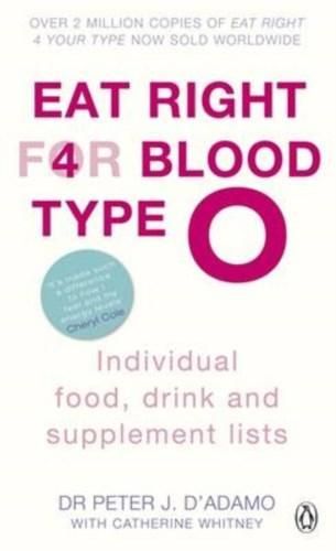 Eat Right for Blood Type O By Peter J. D'Adamo 9780241954331