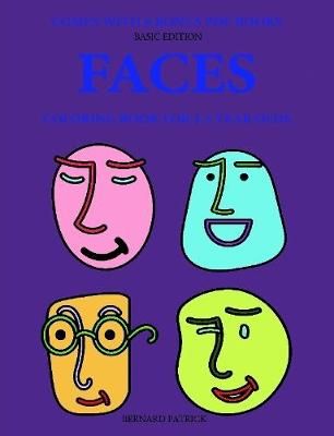 Coloring Book for 4-5 Year Olds (Faces)