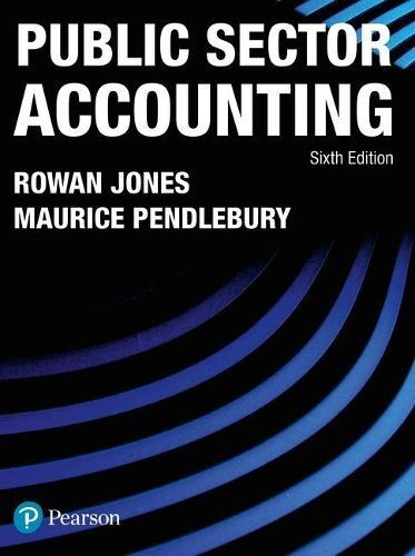 Public Sector Accounting By Rowan Jones, M. W. Pendlebury (Paperback)