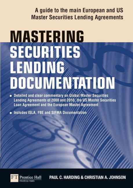 Mastering Securities Lending Documentation 9780273734970 (Paperback)