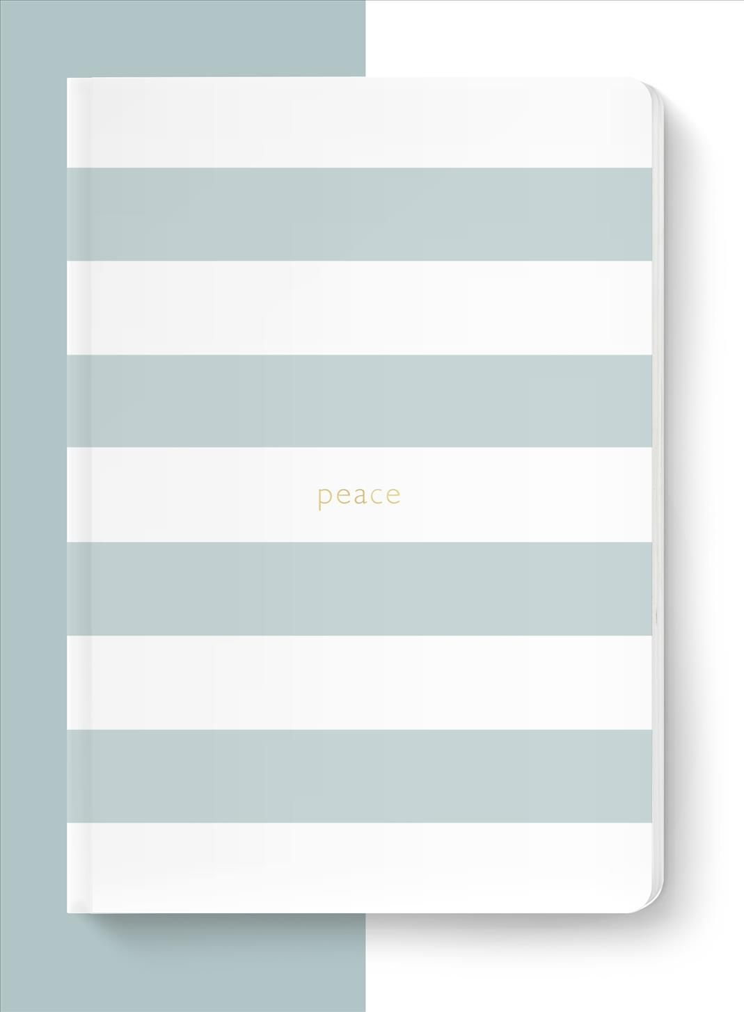 Spirit Stationery Striped A5 Notebook By SPCK 9780281079803