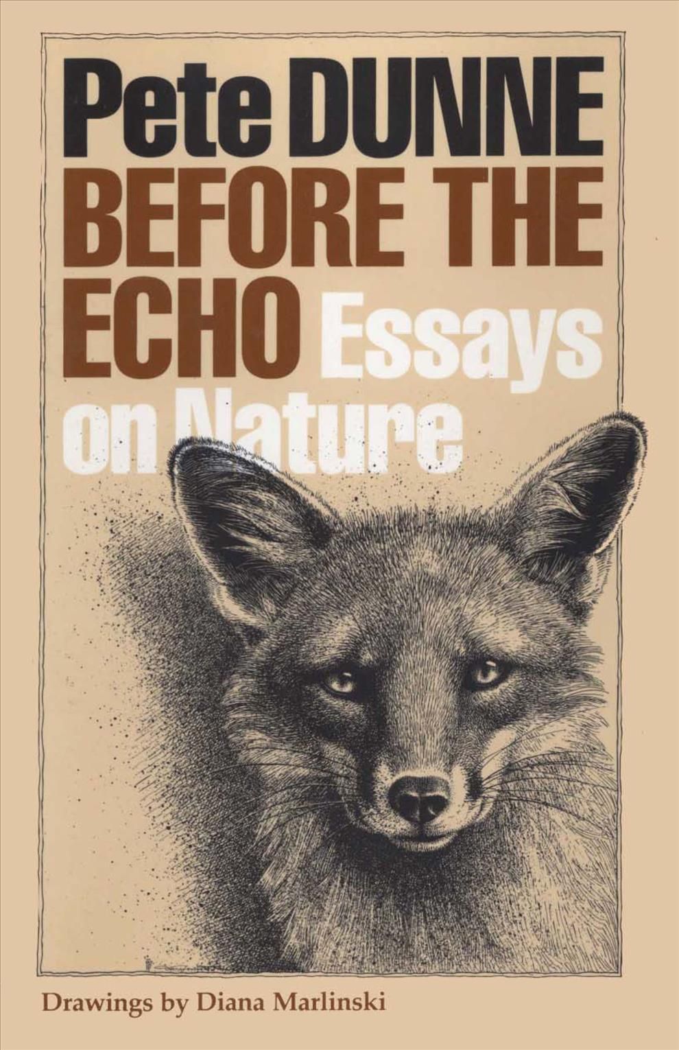 Before the Echo By Pete Dunne (author), Diana Marlinski (illustrator)