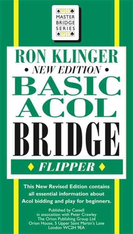 Basic Acol Bridge Flipper By Ron Klinger 9780304362790 (Paperback)