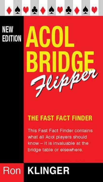 Acol Bridge Flipper By Ron Klinger 9780304366644 (Paperback)