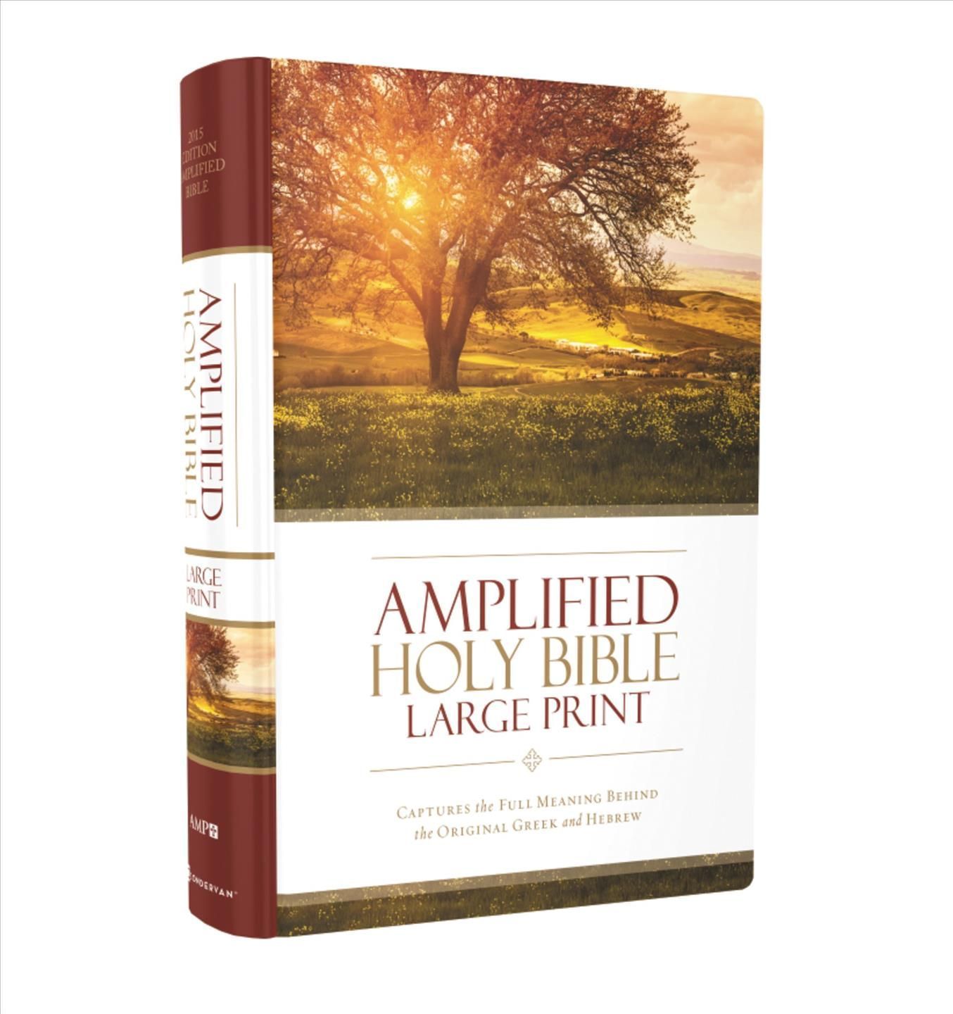 Amplified Holy Bible, Large Print, Hardcover By Zondervan (Hardback)
