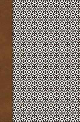 Niv, Thinline Bible, Compact, Leathersoft, Brown/White, Zippered, Red Letter, Comfort Print
