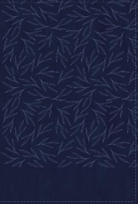 Niv, Thinline Bible, Large Print, Leathersoft, Navy, Red Letter, Thumb Indexed, Comfort Print