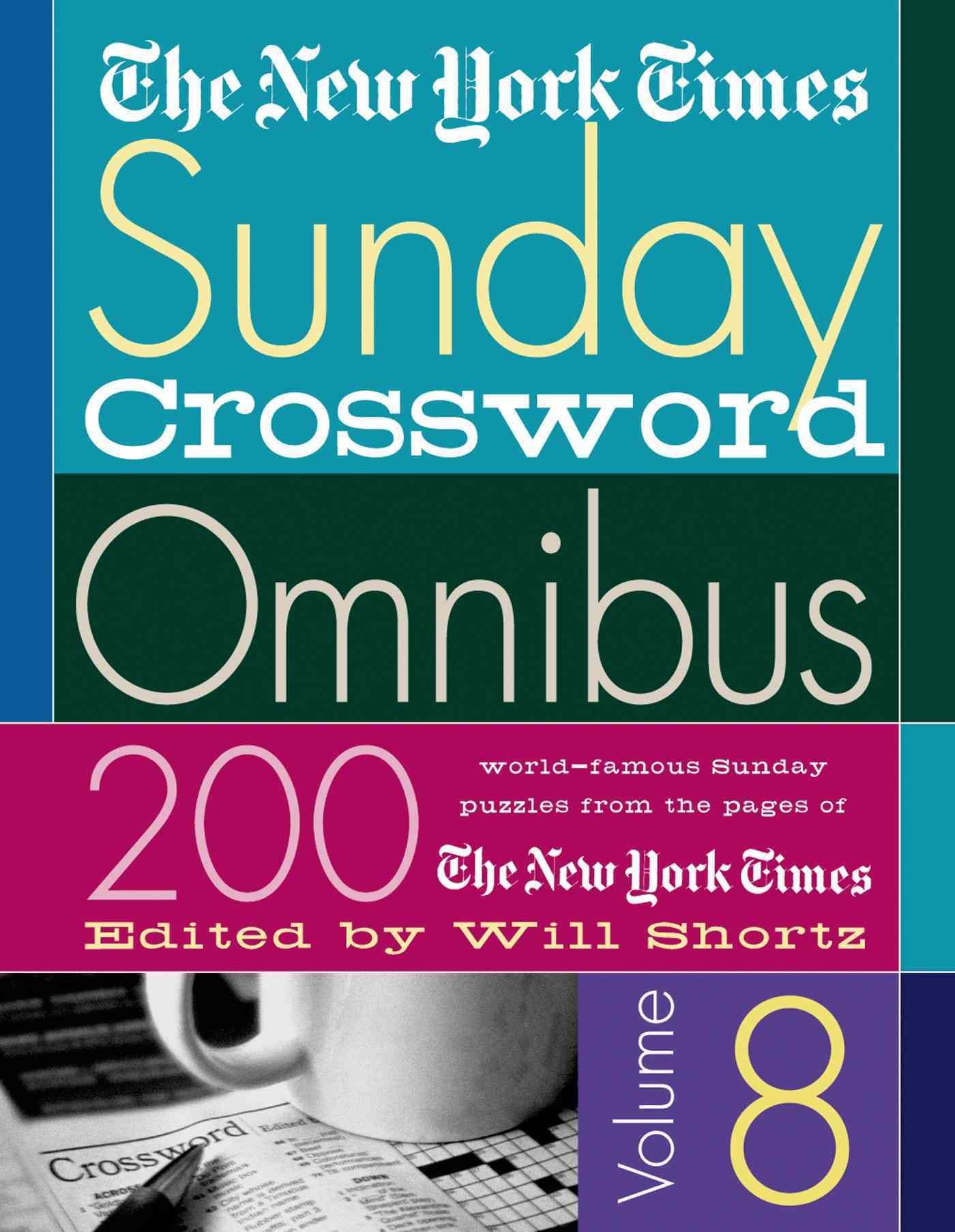 "New York Times" Sunday Crossword Omnibus By Will Shortz 9780312324407