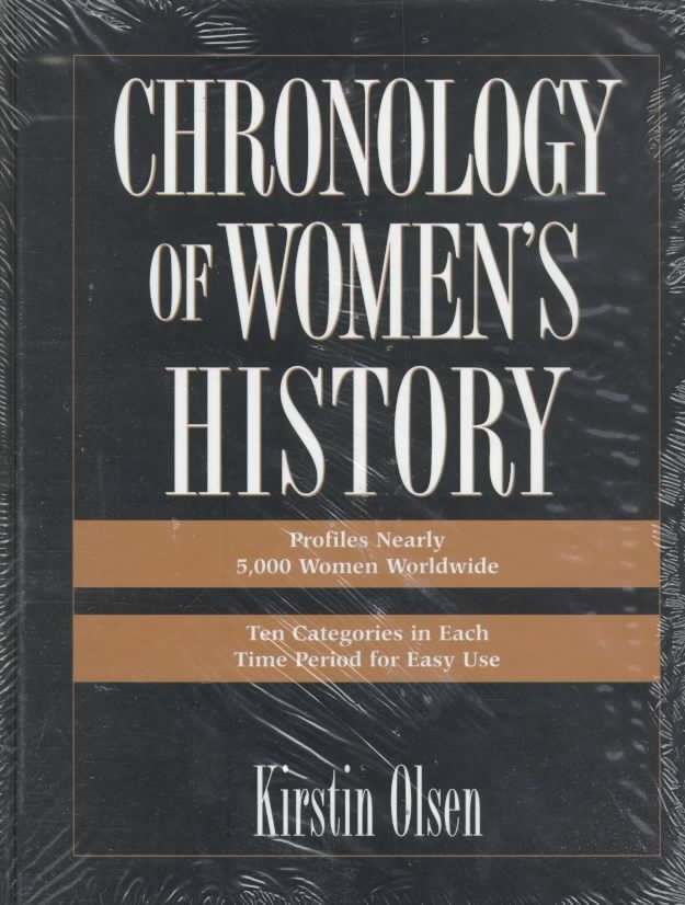 Chronology of Women's History By Olsen, Kirstin 9780313288036