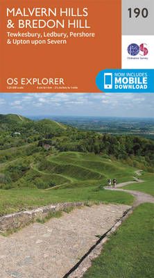 Malvern Hills and Bredon Hill By Ordnance Survey 9780319243831