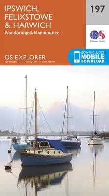 Ipswich, Felixstowe & Harwich By Ordnance Survey 9780319243909