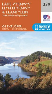 Lake Vyrnwy & Llanfyllin, Tanat Valley By Ordnance Survey