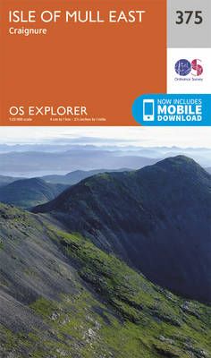 Isle of Mull East By Ordnance Survey 9780319246221 (Sheet map, folded)