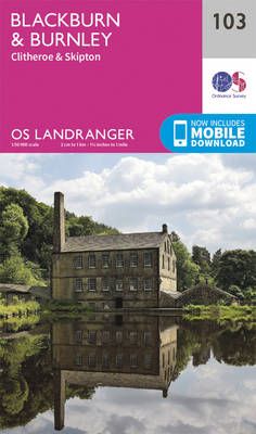 Blackburn & Burnley, Clitheroe & Skipton By Ordnance Survey