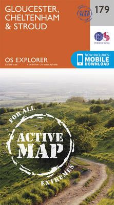 Gloucester, Cheltenham & Stroud By Ordnance Survey 9780319470510