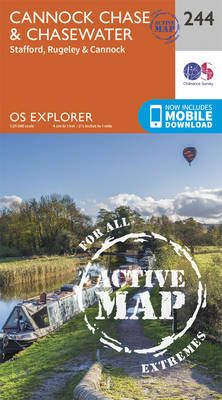 Cannock Chase & Chasewater By Ordnance Survey 9780319471166