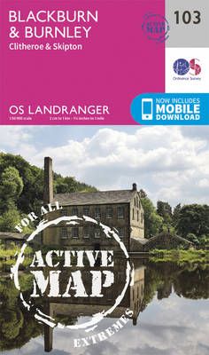 Blackburn & Burnley, Clitheroe & Skipton By Ordnance Survey