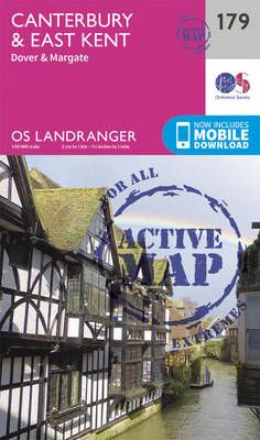 Canterbury & East Kent, Dover & Margate By Ordnance Survey
