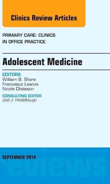 Adolescent Medicine By William B. Shore (editor) 9780323323390