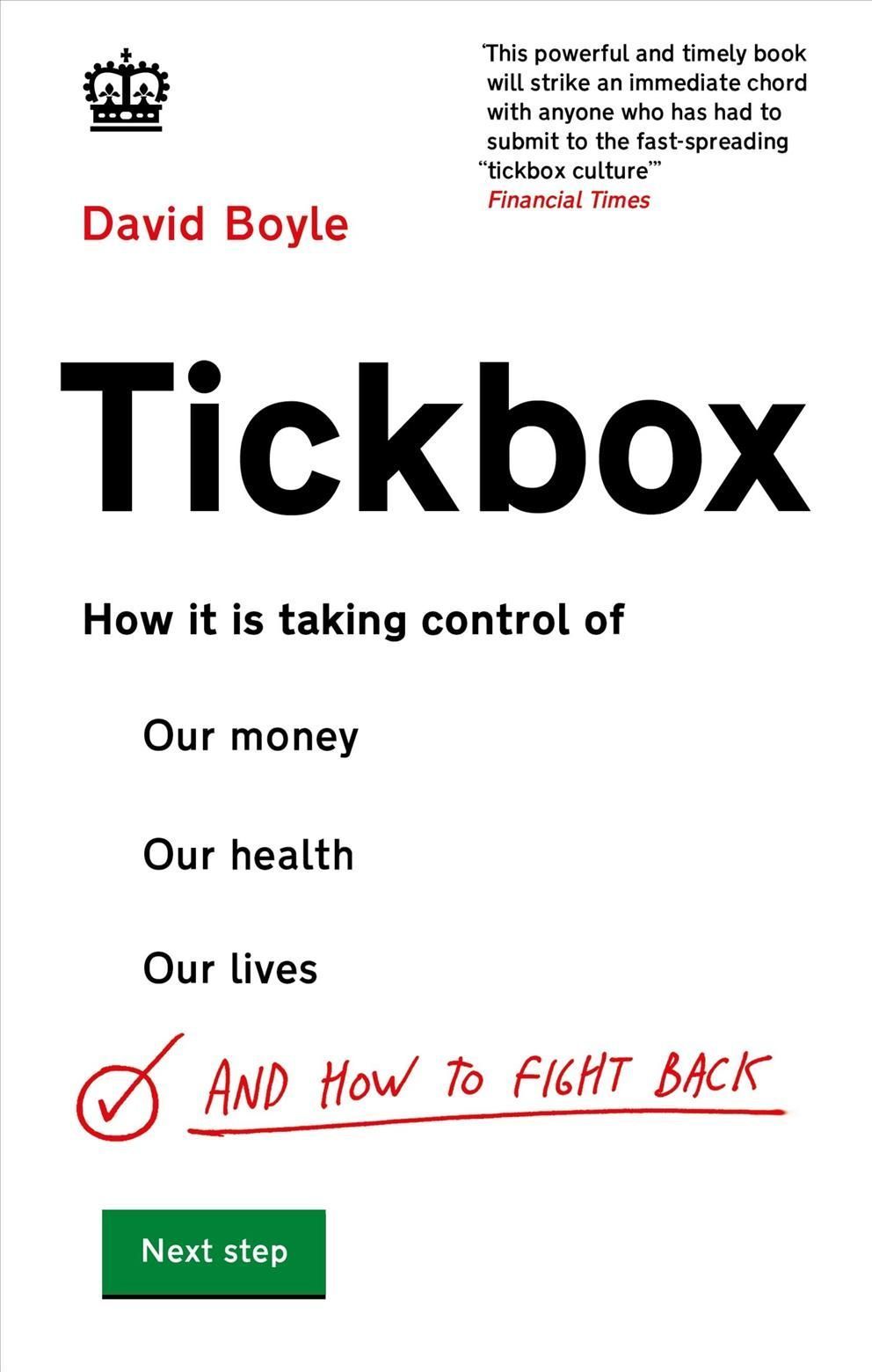 Tickbox By David Boyle 9780349143699 (Paperback)