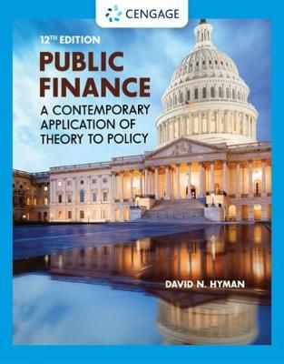 Public Finance By David N. Hyman 9780357442159 (Hardback)