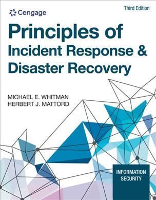 Principles of Incident Response & Disaster Recovery 9780357508329