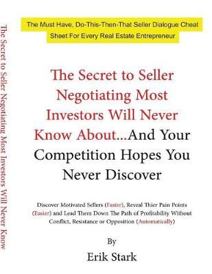 Secret to Seller Negotiation By Erik Stark 9780359097708 (Paperback)