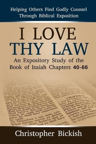 I Love Thy Law By Bickish 9780359246243 (Paperback)