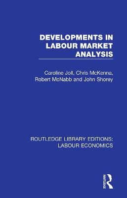 Developments in Labour Market Analysis 9780367111847 (Hardback)