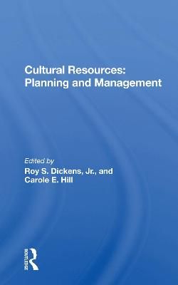 Cultural Resources By Jr., Roy Dickens 9780367167820 (Paperback)