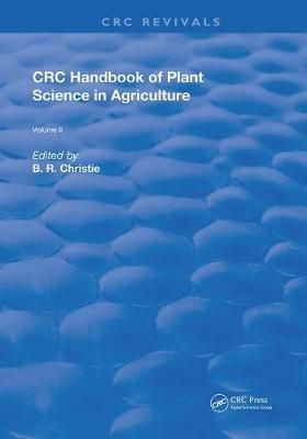 CRC Handbook of Plant Science in Agriculture 9780367252380 (Hardback)