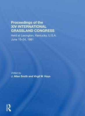 Proceedings of the XIV International Grassland Congress 9780367299859