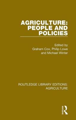 Agriculture: People and Policies By Cox, Graham 9780367356507