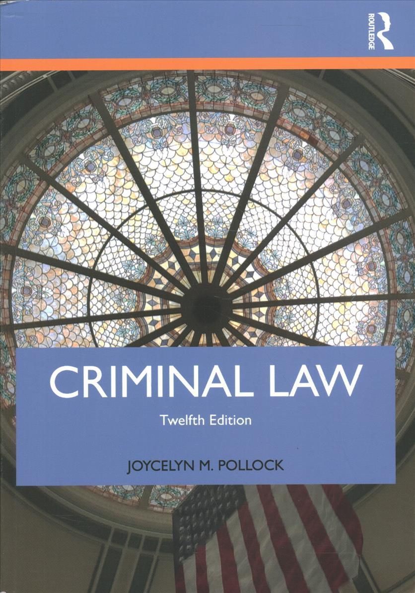 Criminal Law By Pollock, Joycelyn M. 9780367460549 (Paperback)