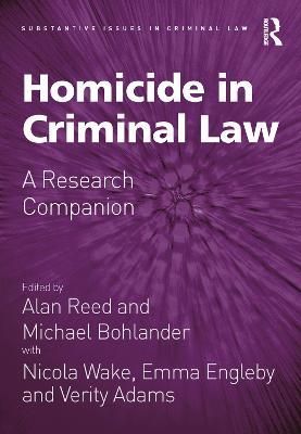 Homicide in Criminal Law 9780367586577 (Paperback)