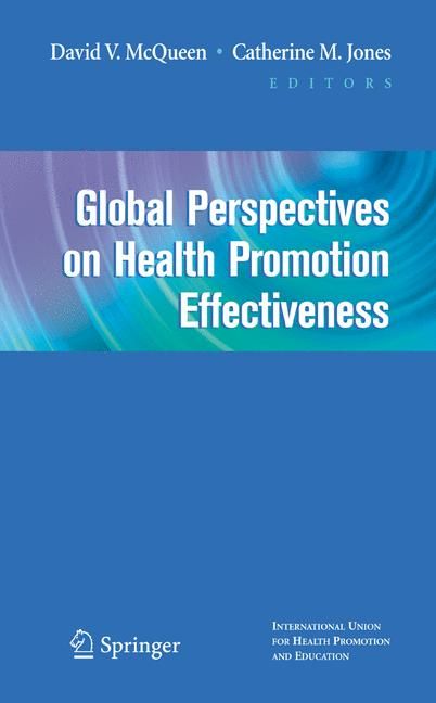 Global Perspectives on Health Promotion Effectiveness 9780387709734