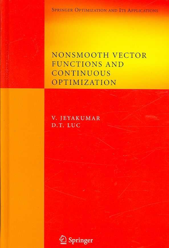 Nonsmooth Vector Functions and Continuous Optimization 9780387737164