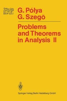 Problems and Theorems in Analysis 9780387902913 (Paperback)