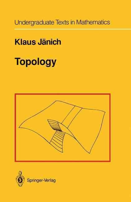 Topology By K. Jänich (author), S. Levy (translator) 9780387908922