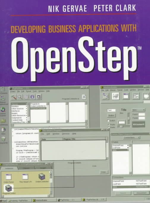 Developing Business Applications With OpenStep 9780387948522