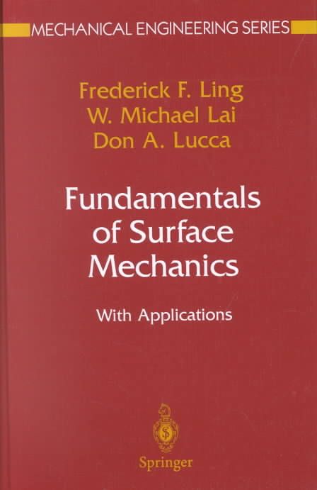 Fundamentals of Surface Mechanics 9780387954233 (Hardback)
