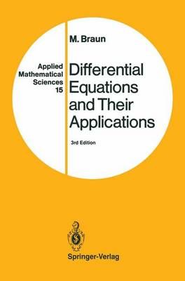 Differential Equations and Their Applications By Martin Braun