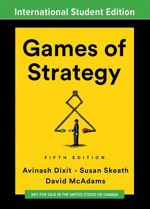 Games of Strategy 9780393422207 (Paperback)